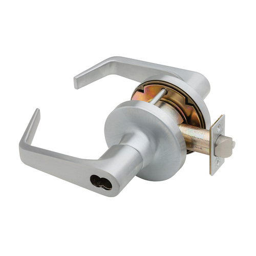 T Series Entry Lock, Satin Chrome