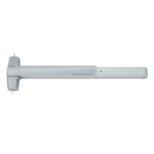 EL-9927EO Surface Vertical Rod Exit Device, Satin Aluminum Clear