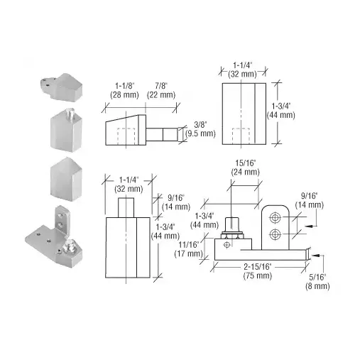 Offset Pivot Set Aluminum