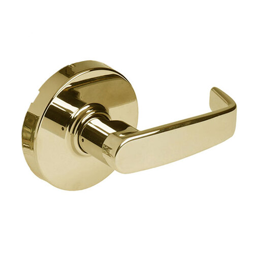 7 Line U94 Double Lever Dummy Trim Bright Polished Brass