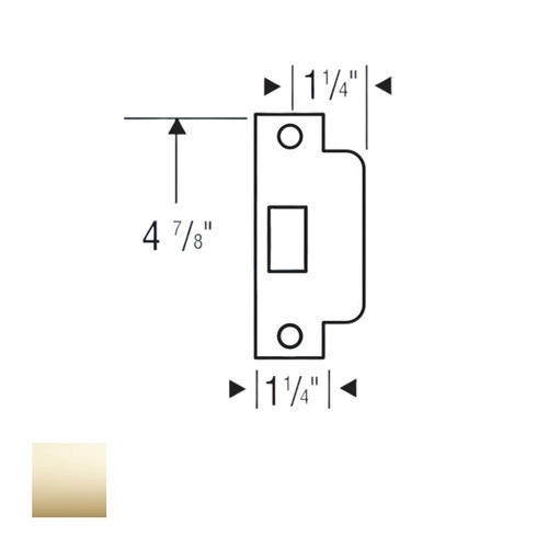 CL Series ANSI Strike Bright Polished Brass