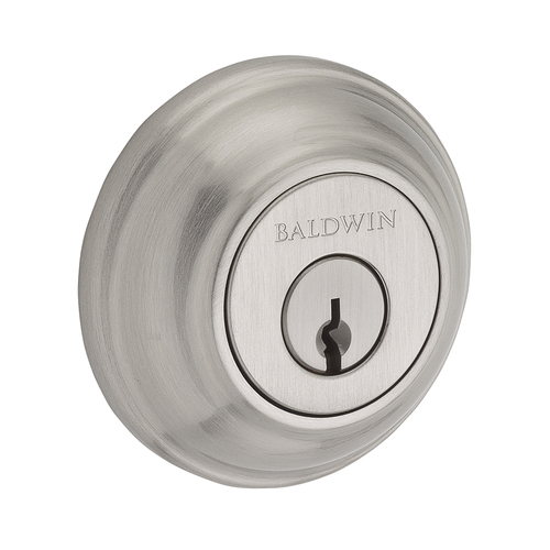 Traditional Round Reserve Deadbolt Satin Nickel