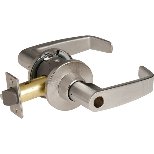 11 Line G04 Storeroom/Closet Lever Lockset Less Cylinder Satin Chrome