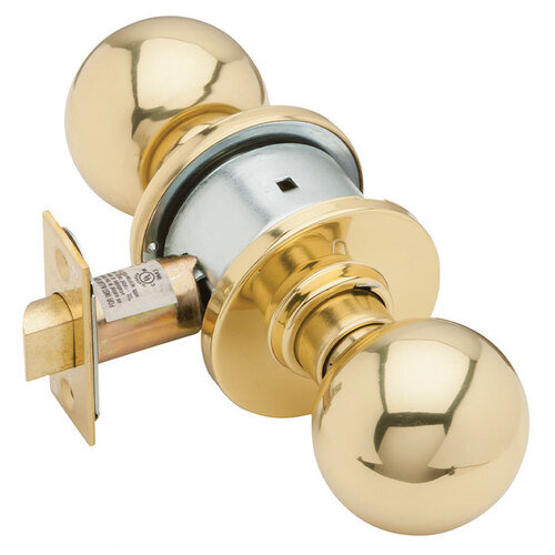 A10S Orbit Passage Knobset, Bright Polished Brass