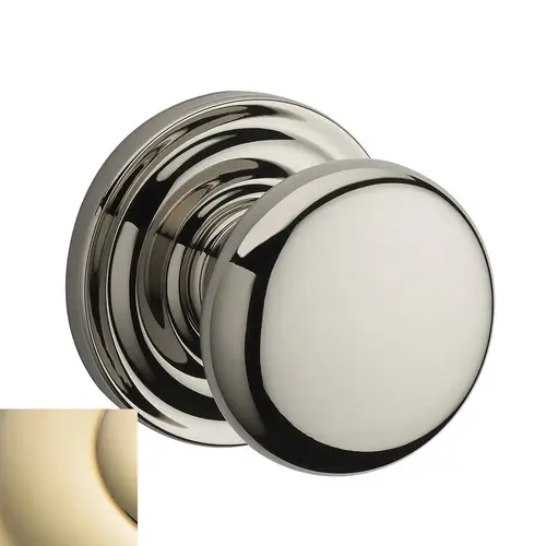 Round Reserve Knob Bright Polished Brass