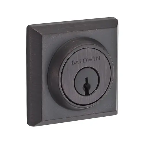 Traditional Square Reserve Deadbolt Venetian Bronze