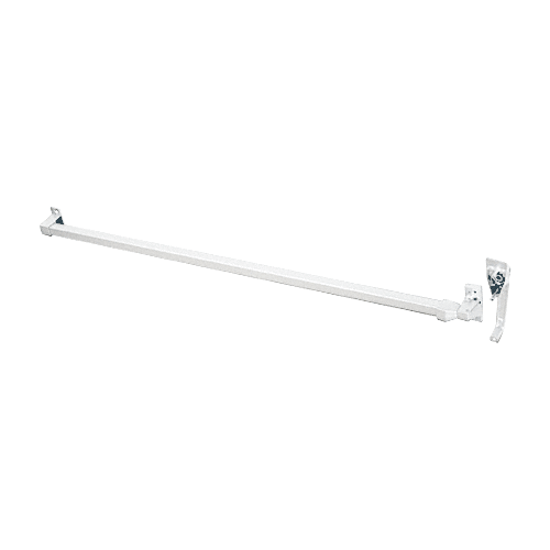 CRL SK4390W White Screen and Storm Door Touch Bar Latch
