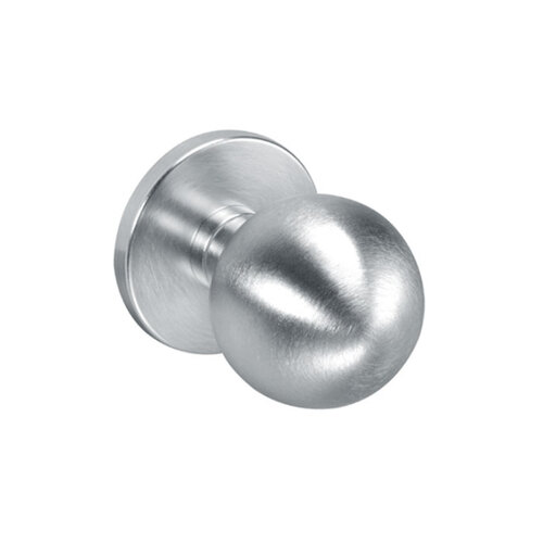 8860 Mortise Entrance or Storeroom Knob Lockset, Satin Stainless Steel