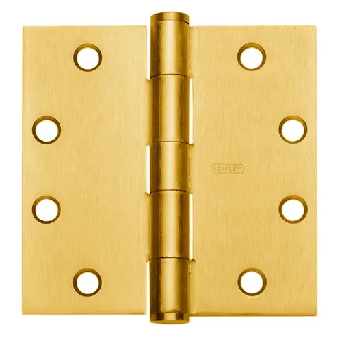 Five Knuckle Full Mortise Hinge Bright Polished Brass