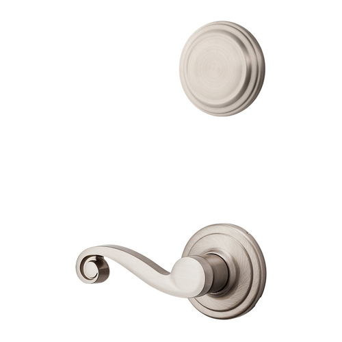 Lido Lever Interior Dummy Handleset Trim Satin Nickel