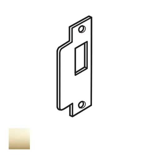 Mortise Strike - Deadbolt Bright Polished Brass