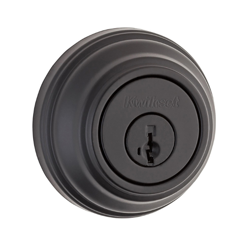 980 Single Cylinder Deadbolt Iron Black