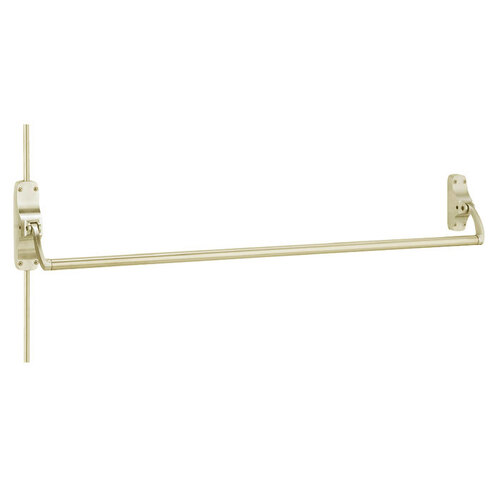 8827EO Surface Vertical Rod Exit Device, Bright Polished Brass