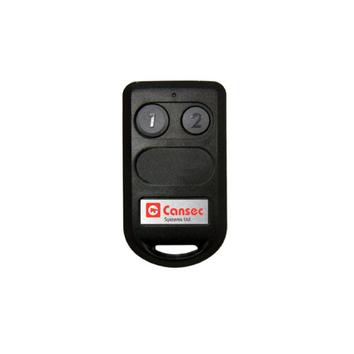 Cansec Systems Ltd CA-CP1TXFOB2-26 CA-CP1TXFOB2 Mini Two-Button RF Transmitter, 26 Bit