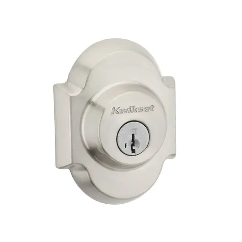 980 Austin Single Cylinder Deadbolt Satin Nickel