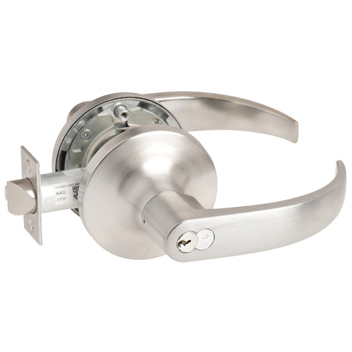 5400LN Series Heavy Duty Lever lock, Satin Chrome