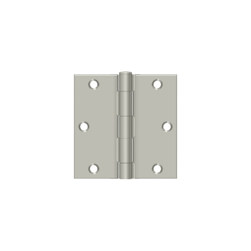 3-1/2" x 3-1/2" Square Hinge in Brushed Nicke - 2 per pack x10 packs Satin Nickel