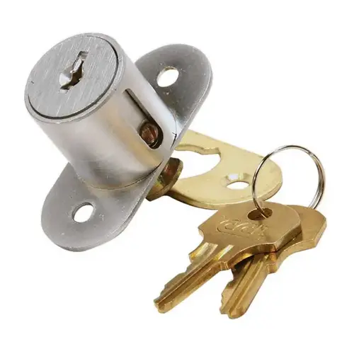 Drawer Lock Satin Chrome