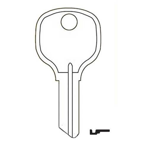 CompX National D8784 Key Blank