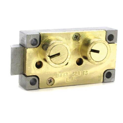 Bullseye B443-BR-91-LH Safe Deposit Lock