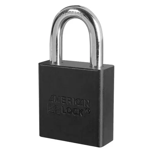 Aluminum Padlock Black