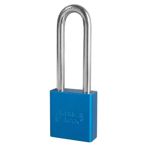 Aluminum Padlock Blue