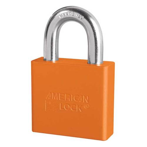 Aluminum Padlock Orange