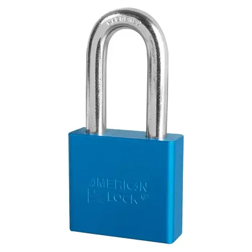 Aluminum Padlock Blue