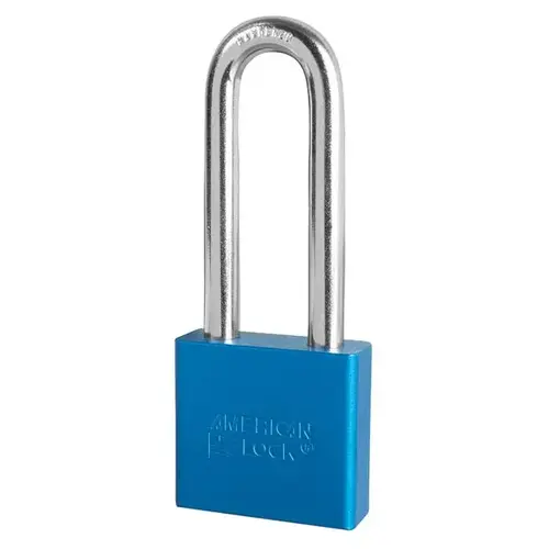 Aluminum Padlock Blue