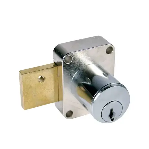 Drawer Lock Satin Chrome