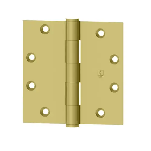 Full Mortise Commercial Hinge Bright Polished Brass