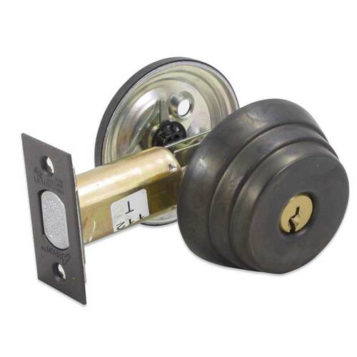 E Series Grade 2 Deadbolt Oil Rubbed Dark Bronze