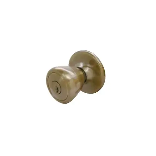 Entry Knob and Deadbolt Combo Satin Brass Blackened