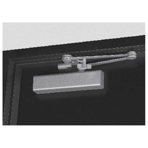 Yale Commercial 2711689 Tri Mount Hold Open Door Closer Aluminum Finish
