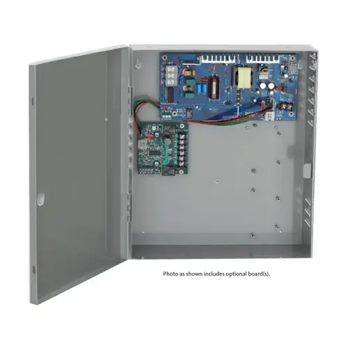 Base Power Supply (4A (16A inrush) @ 12/24 VDC field selectable), 2 Relay board output with FA