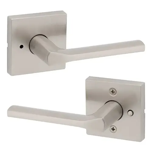 Lisbon Privacy Lever Satin Nickel