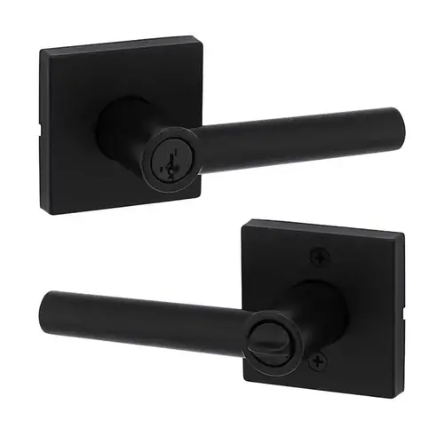 Milan Keyed Entry Lever Iron Black