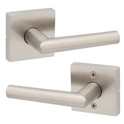 Milan Passage Lever Satin Nickel