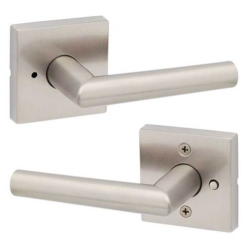 Milan Privacy Lever Satin Nickel