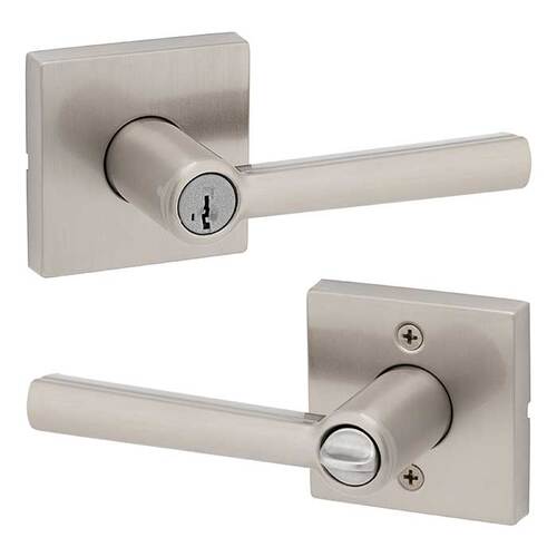 Montreal Keyed Entry Lever Satin Nickel