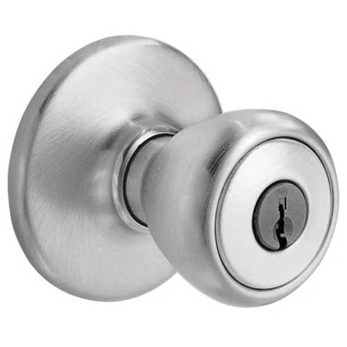 Tylo Entrance Knob Clear Pack Satin Chrome