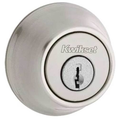 Single Cylinder Deadbolt Satin Nickel