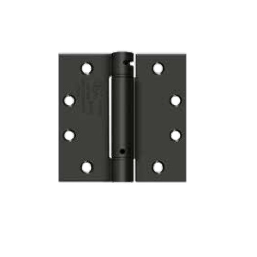 Orca Hardware SPR4545-19 Spring Steel Hinge Matte Black