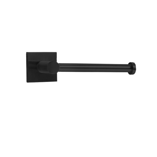 Orca Hardware 5855-BL Vashon Straight Euro Toilet Paper Holder Matte Black