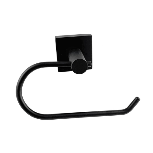 Vashon Curved Euro Toilet Paper Holder Matte Black