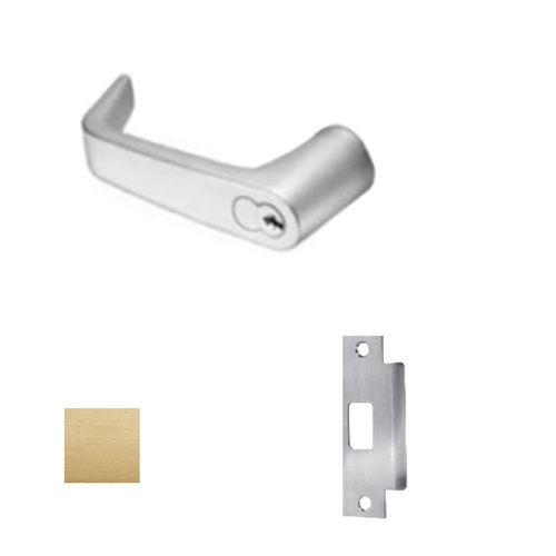 CX Wireless Cylindrical Lock Satin Brass