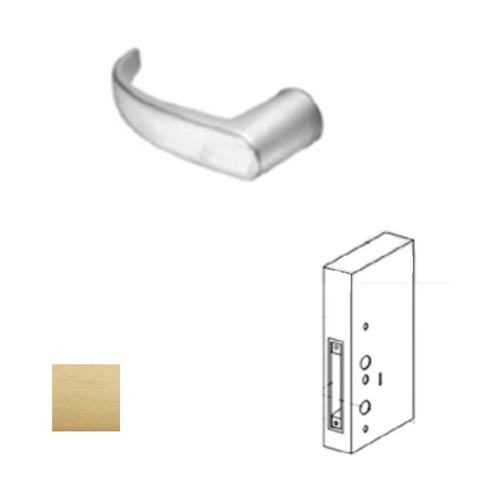 MX Wireless Mortise Lock Satin Brass