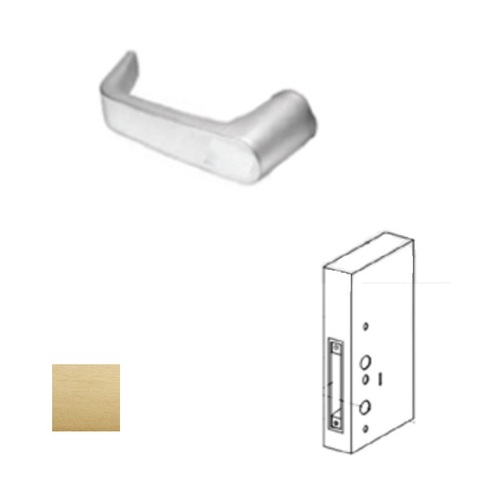 MX Wireless Mortise Lock Satin Brass