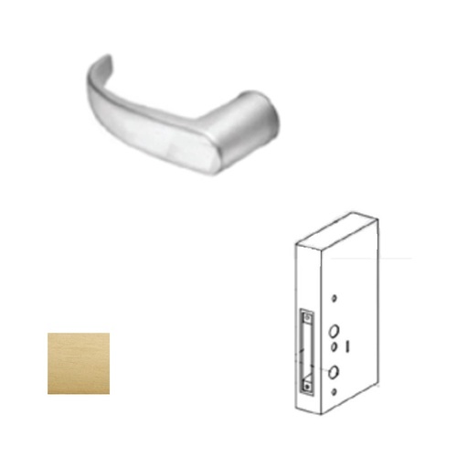 MX Wireless Mortise Lock Satin Brass