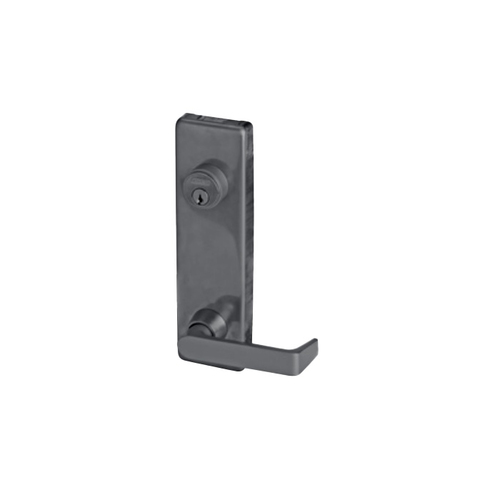 25 Series Exit Device Lever Trim Matte Black